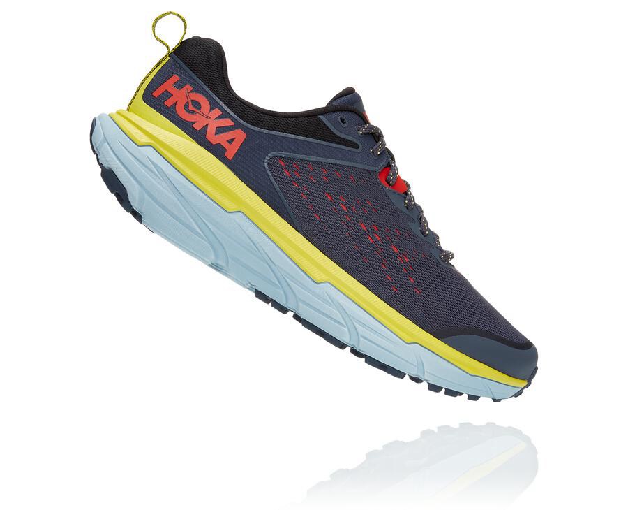 Zapatillas Trail Hoka One One Hombre - Challenger Atr 6 - Azules - IOA721603